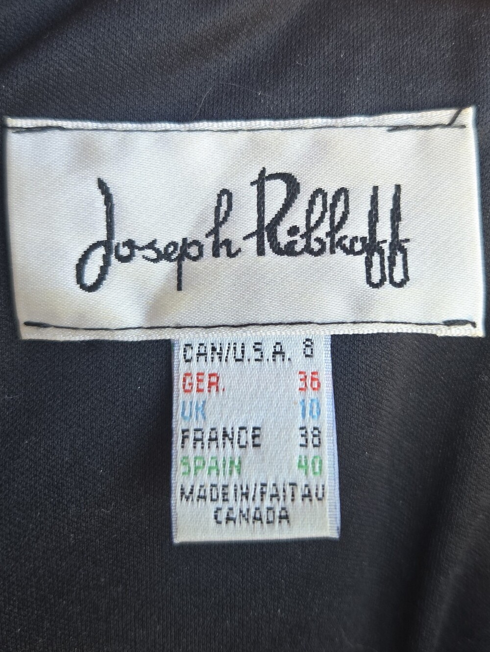 Joseph Ribkoff Ruffled Vintage Top - Picture 4 of 4